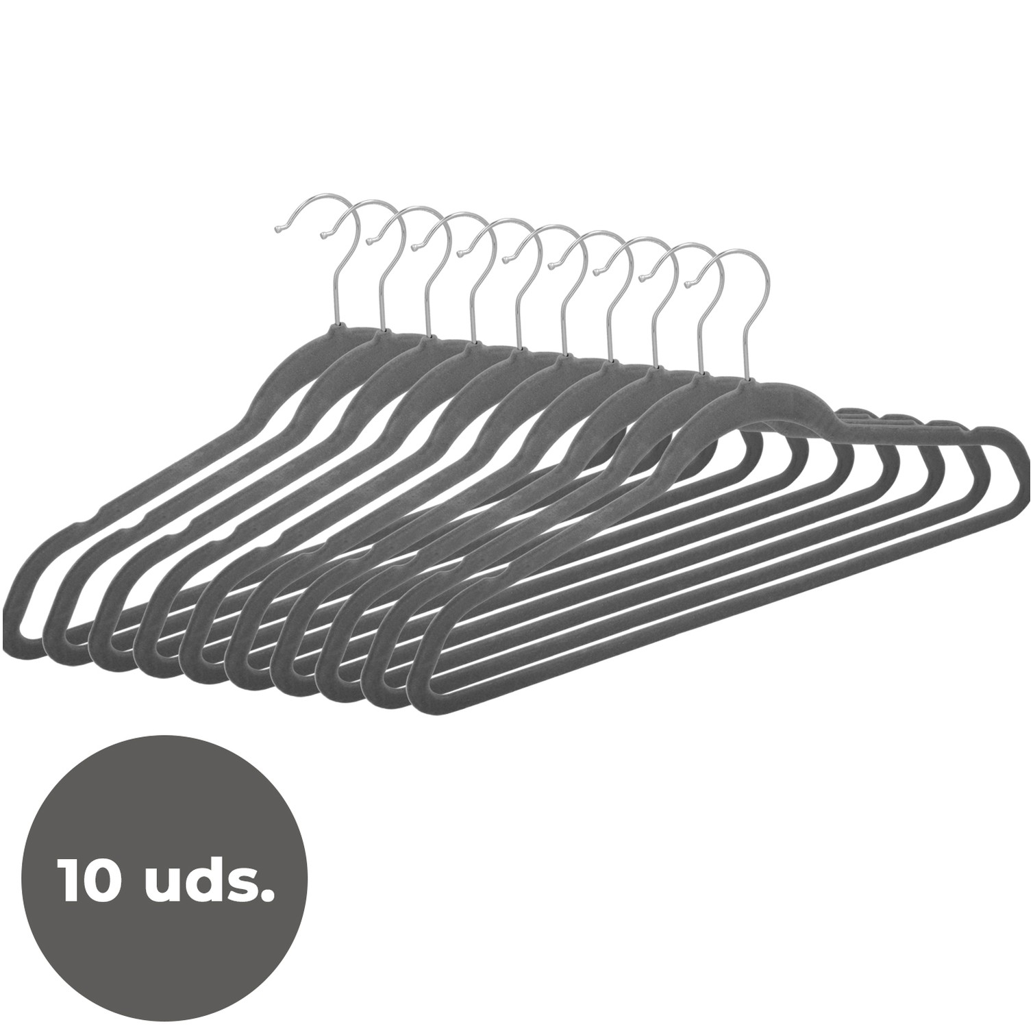 Percha Terciopelo 445 mm. (Pack 10 Piezas)