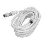 Prolongacion Tv - Video. 5 metros Toma 9,5 mm. Con Adaptador Macho Hembra