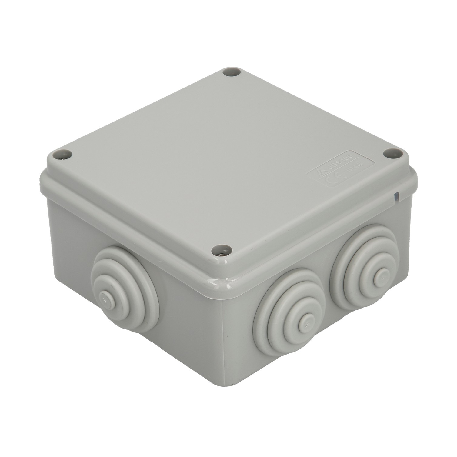 Caja Estanca Superfie Con Tornillos 100 x 100 x 50 mm.