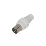 Conector TV Macho Recto 9,5 mm.