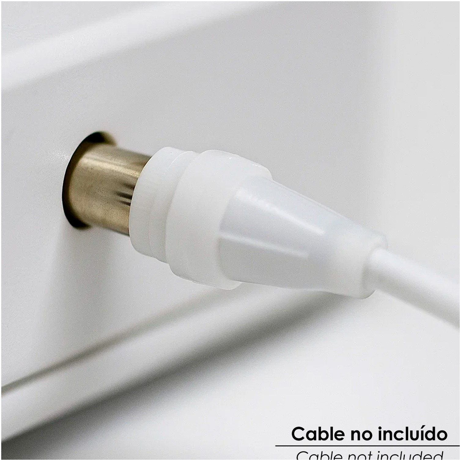 Conector TV Macho Recto 9,5 mm.