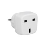 Adaptador Viaje Toma Inglesa A Schuko