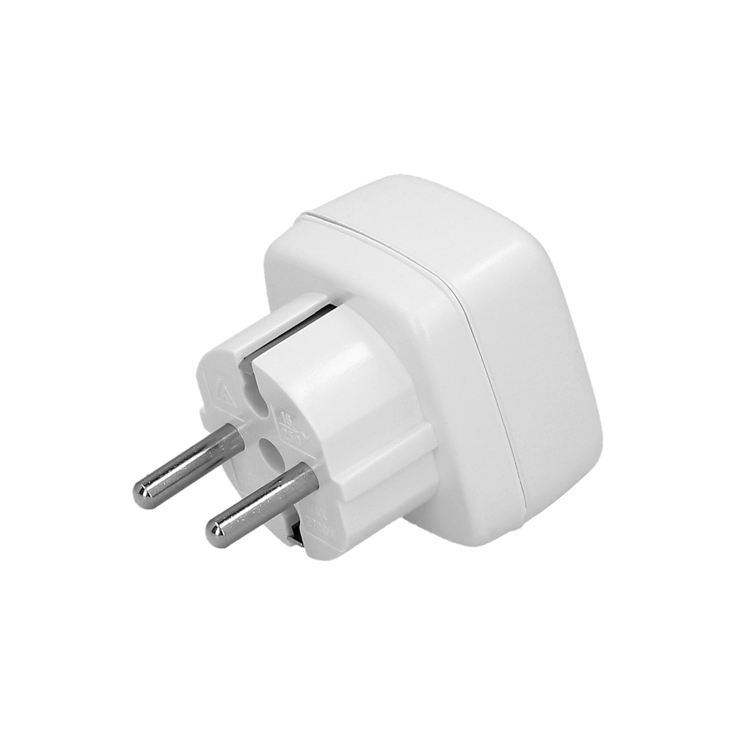 Adaptador Viaje Toma Inglesa A Schuko