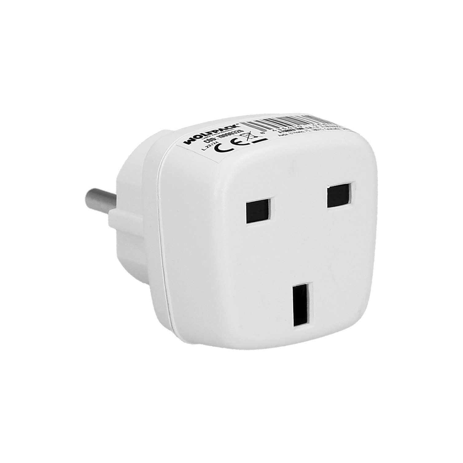 Adaptador Viaje Toma Inglesa A Schuko