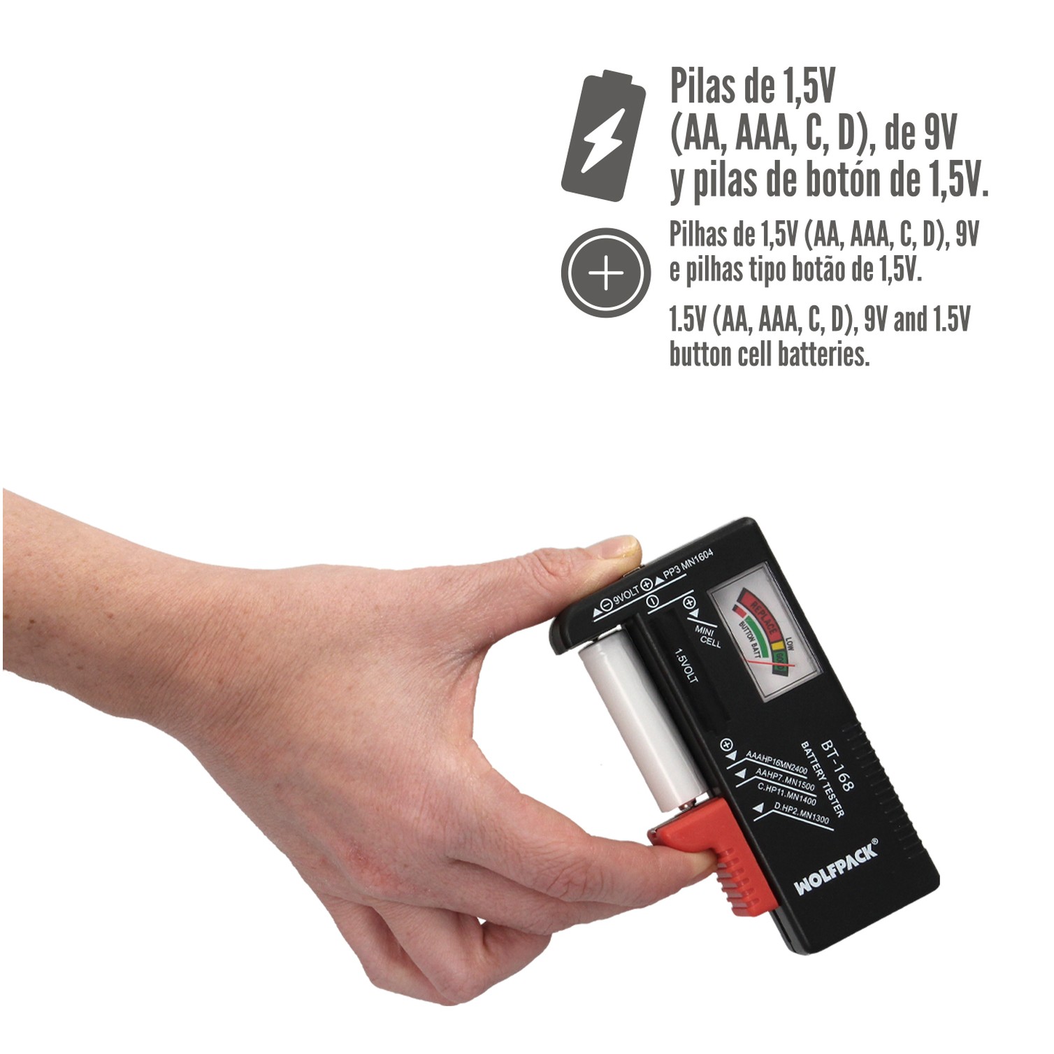 Comprobador De Carga De Pilas