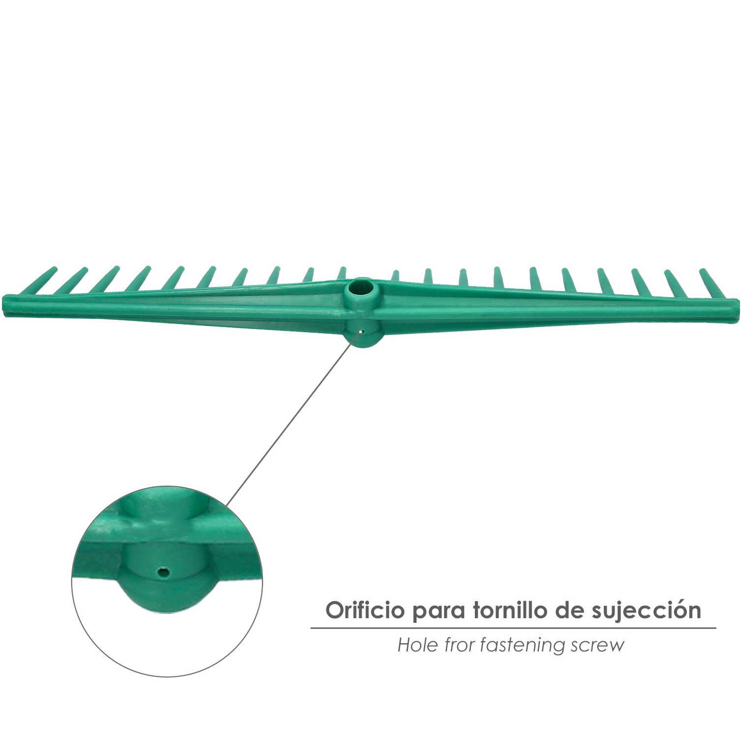 Rastrillo Polipropileno 20 Puas Profesional 63 cm. Rastrillo Jardin, Rastrillo Aceituna, Rastrillo Hojas, Cepillo Hojas Jardin,