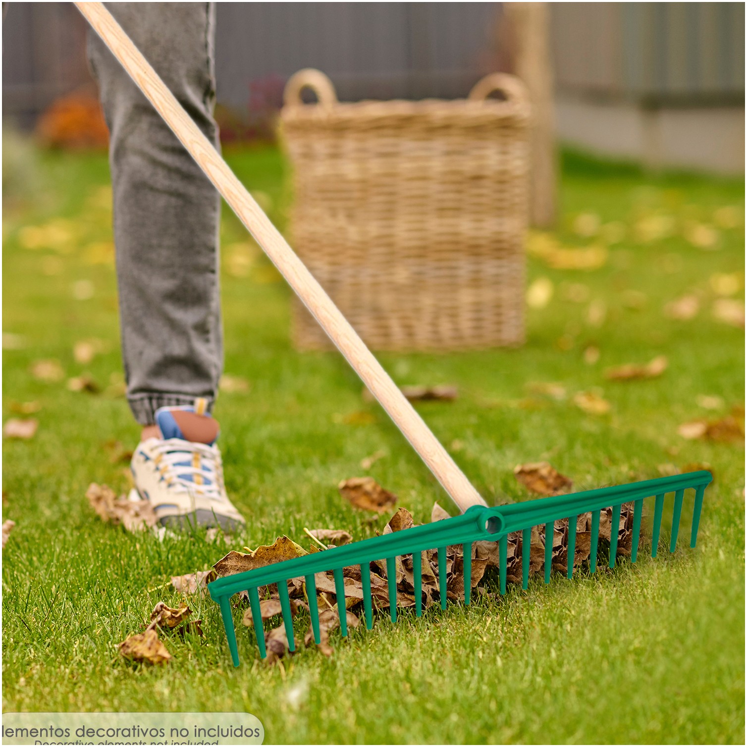 Rastrillo Polipropileno 20 Puas Profesional 63 cm. Rastrillo Jardin, Rastrillo Aceituna, Rastrillo Hojas, Cepillo Hojas Jardin,