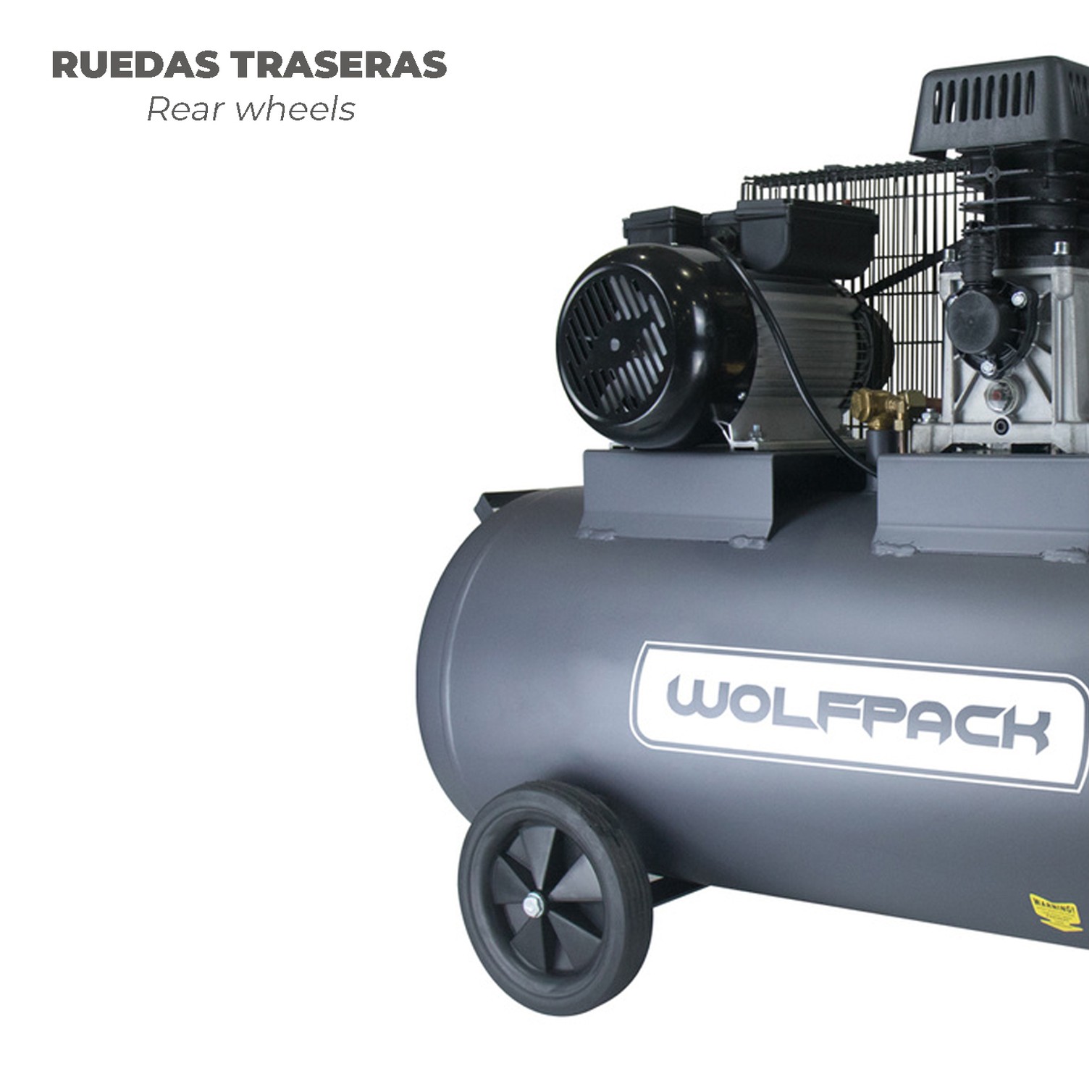 Compresor 100 Litros / 8 Bares / 2,2 Kw - 3,0 Hp Lubricado Por Aceite