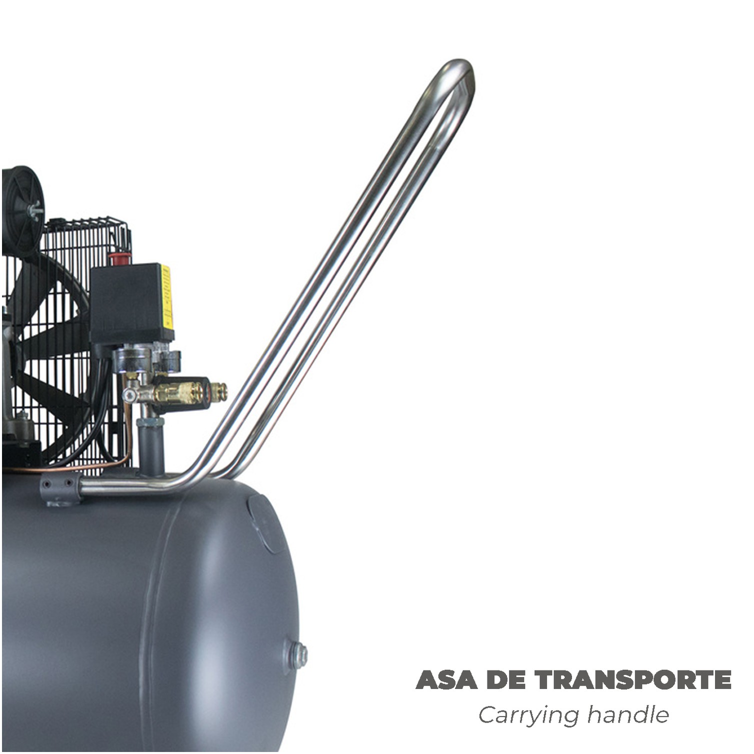 Compresor 100 Litros / 8 Bares / 2,2 Kw - 3,0 Hp Lubricado Por Aceite