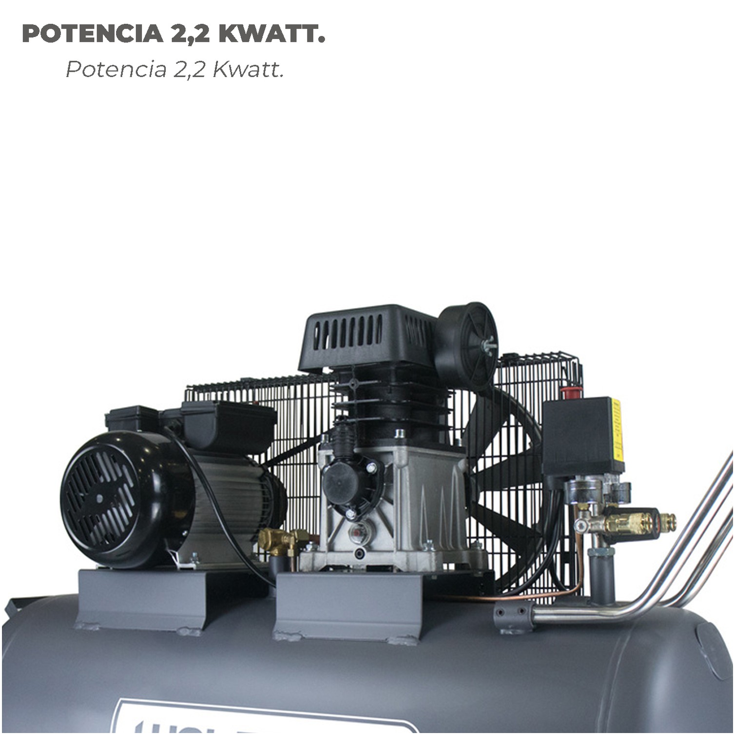 Compresor 100 Litros / 8 Bares / 2,2 Kw - 3,0 Hp Lubricado Por Aceite