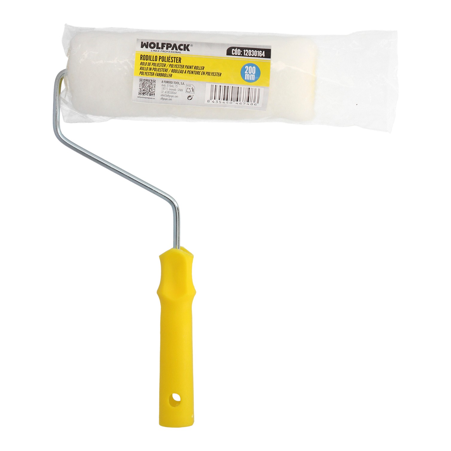 Rodillo Pintar Poliester Ø 62x 200 mm.Rodillo barniz, Rodillo pintura epoxi.