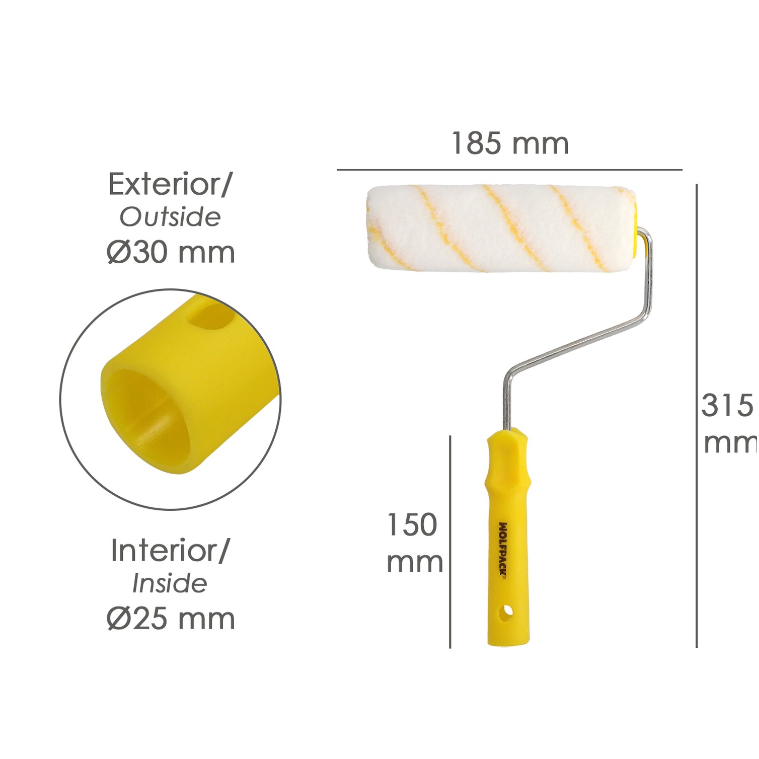 Rodillo Pintar Antigota 180x40 Mm