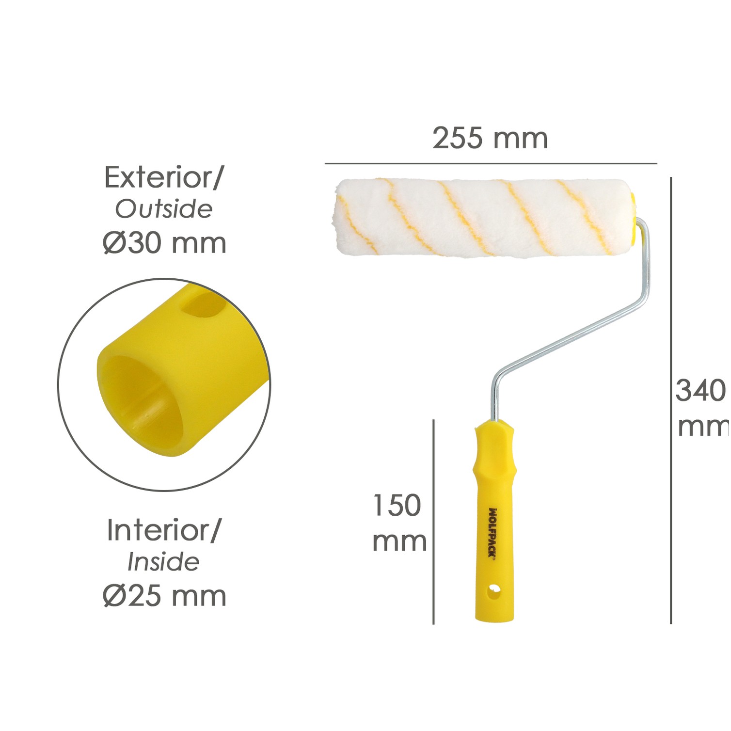 Rodillo Pintar Antigota 250x40 Mm