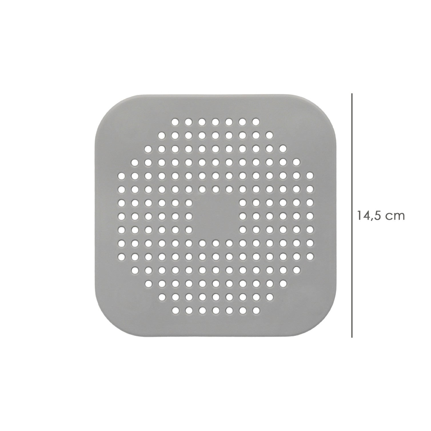 Protector Desagüe Silicona Cocina Baño 145 x 145 mm.