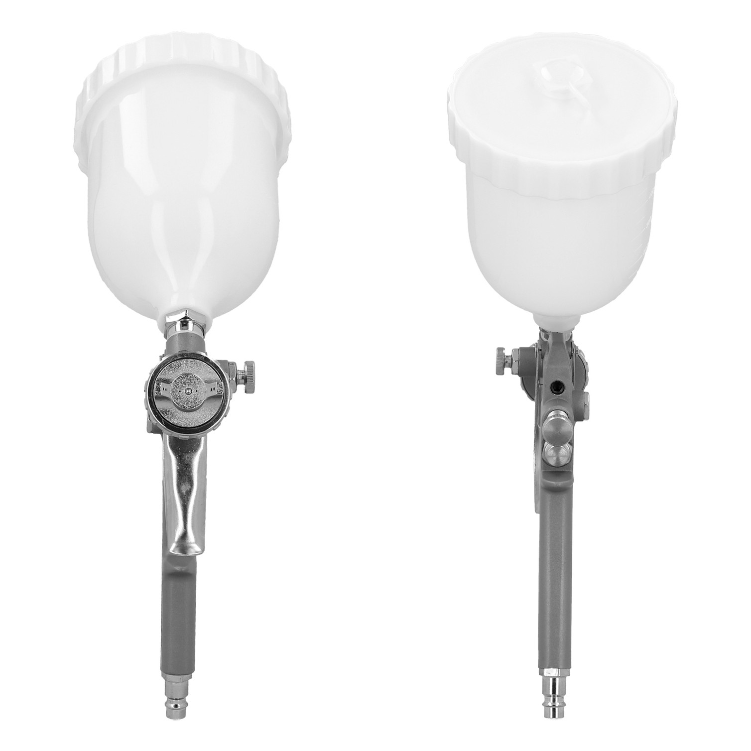 Pistola Pintar Neumática Boquilla De 1,5 mm. Con Depósito Superior 0,6 Litros y Adaptador Rapido
