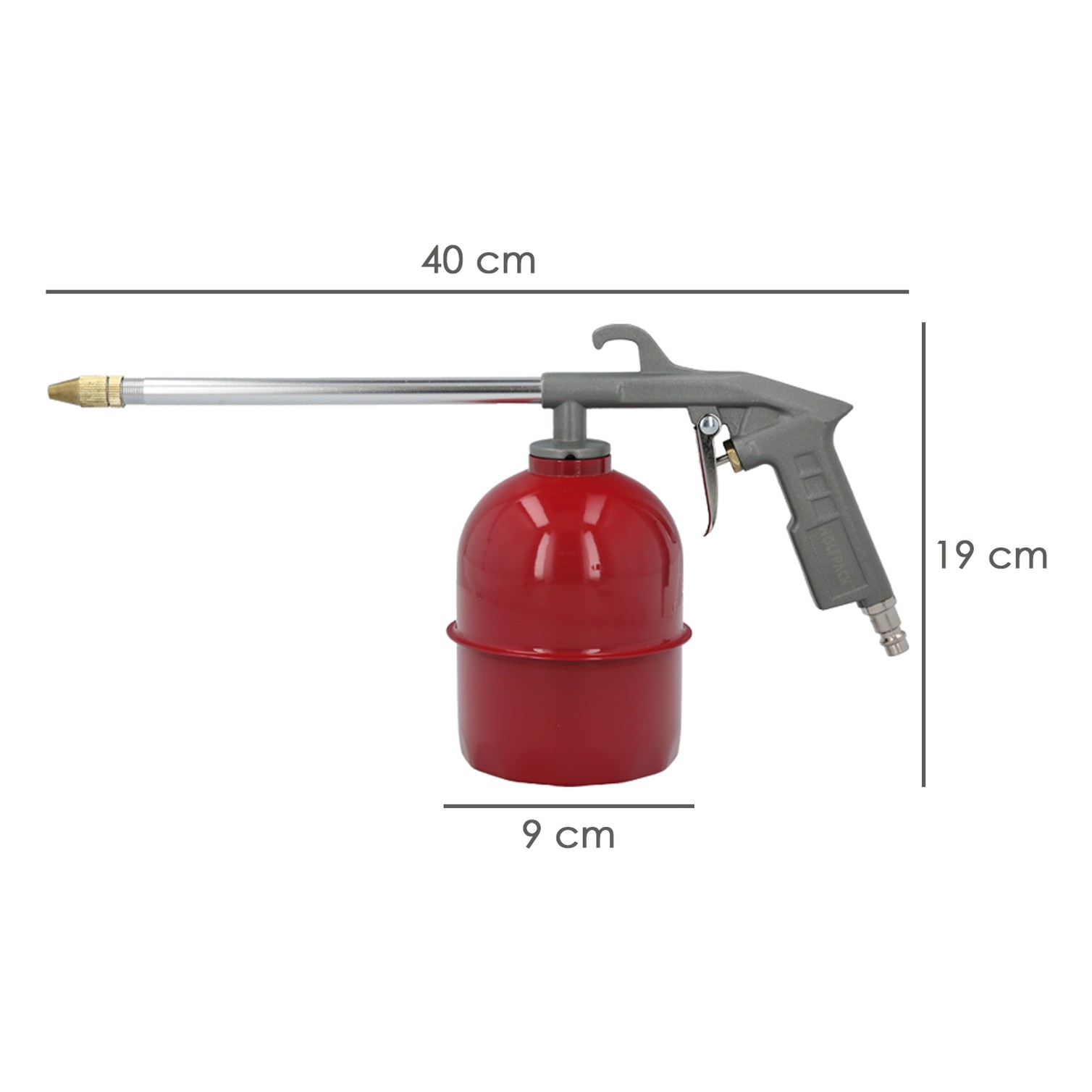 Pistola Petrolear Neumatica Con Deposito Inferior y Adaptador Rapido, Pistola Limpieza Motores, Pistola Petrolear Neumatica