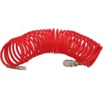 Manguera Espiral Aire Comprimido 15 Metros Adaptador Rápido.