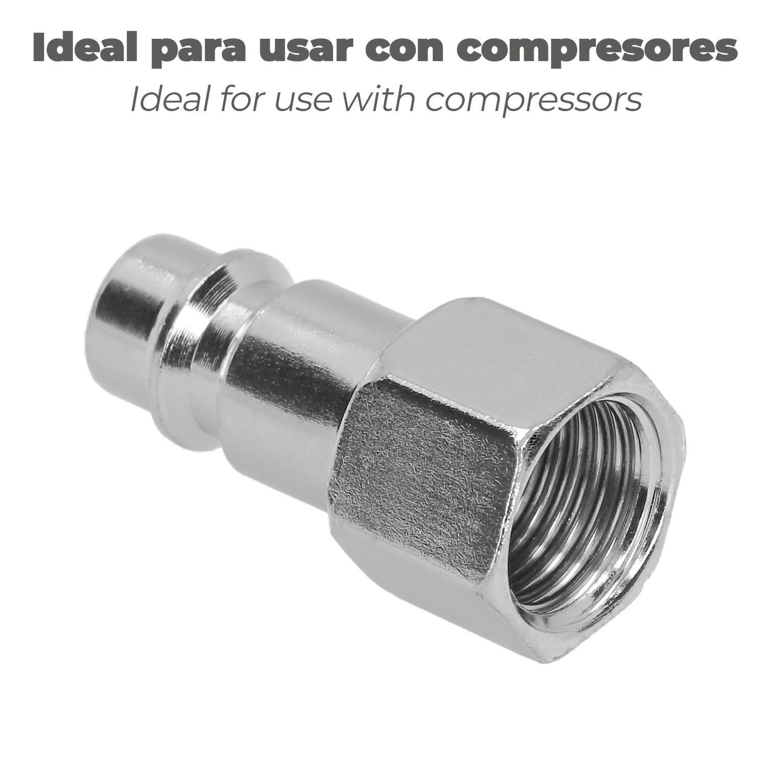 Racor Rapido Hembra 1/4" (Granel)