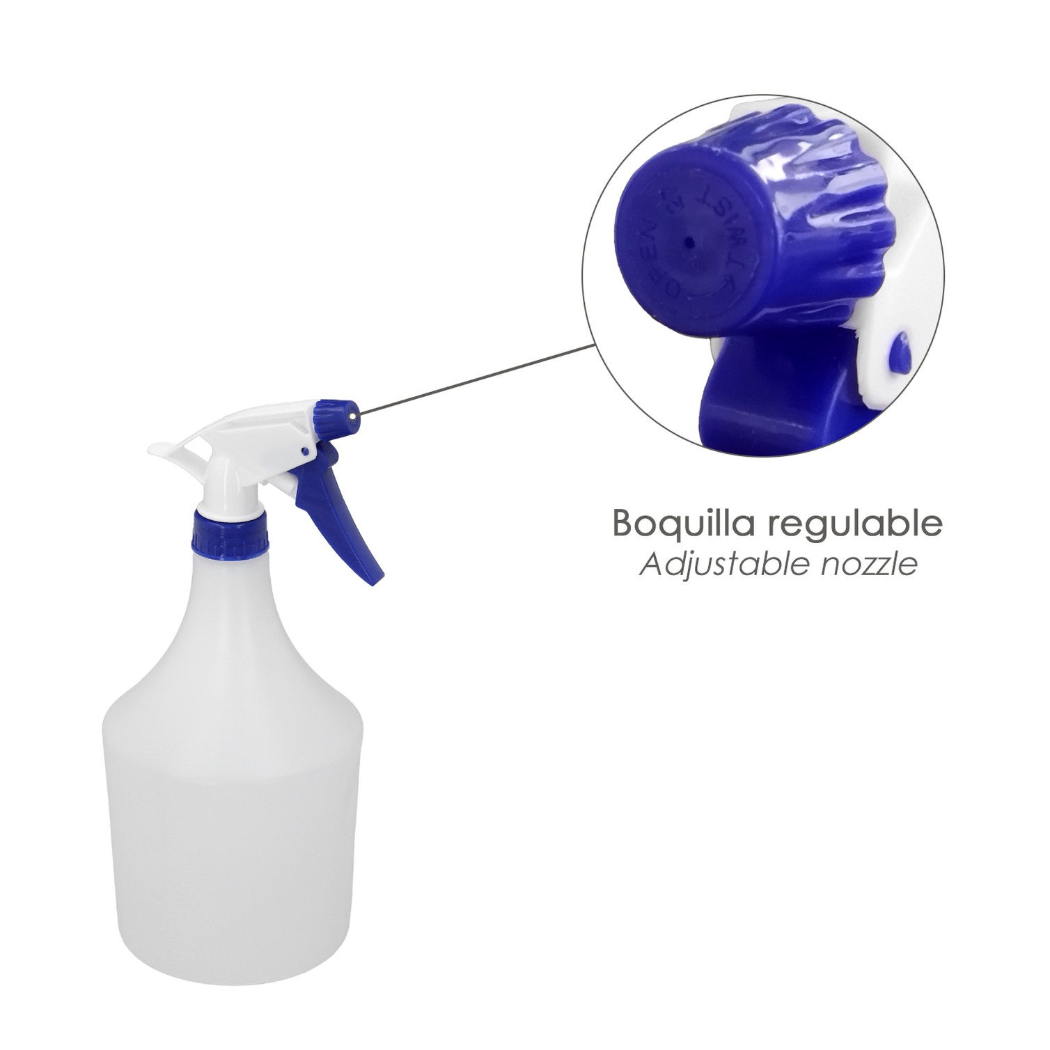 Pulverizador Doméstico 1 Litro. Spray Pulverizador Boquilla Ajustable, Botella Spray Liquidos, Pulverizador Jardin,