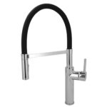 Monomando Fregadero Flexible Con Soporte Grifo Flexible Chorro Aireado, Chorro Rociado. Grifo Cocina, Grifo Alto,Grifo Fregadero