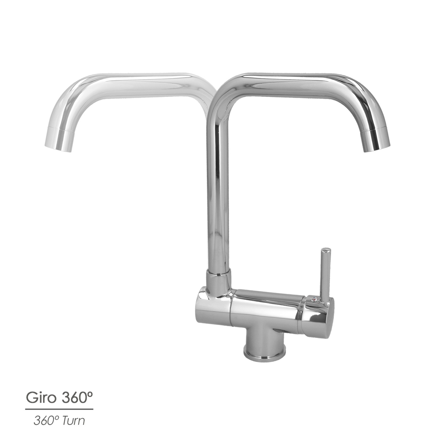 Monomando Fregadero Caño Alto Abatible. Grifo 360º. Chorro Aireado, Grifo Cocina, Grifo Alto, Grifo Fregadero