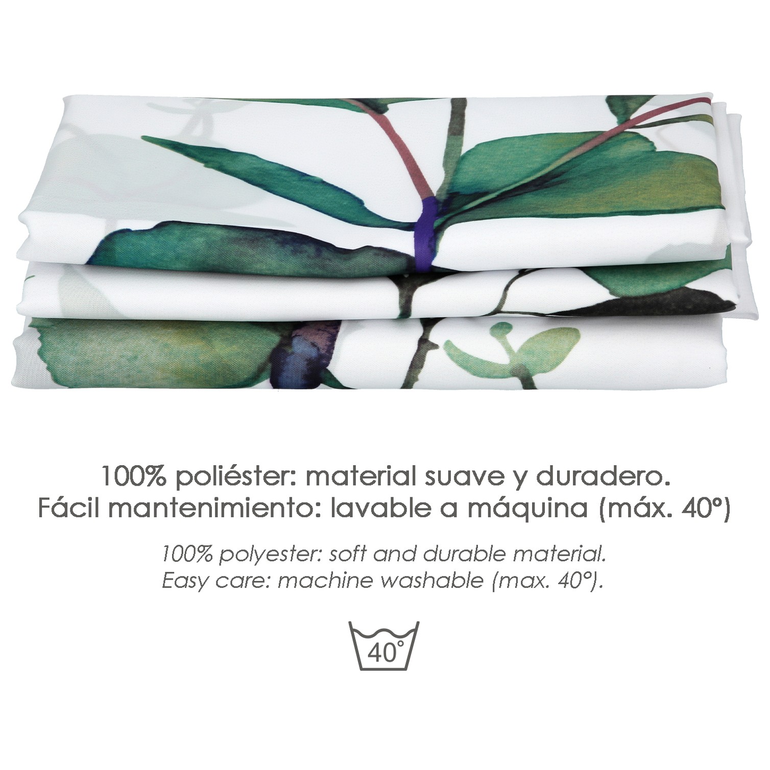 Cortina Ducha Nature 180x200 cm. Impermeable