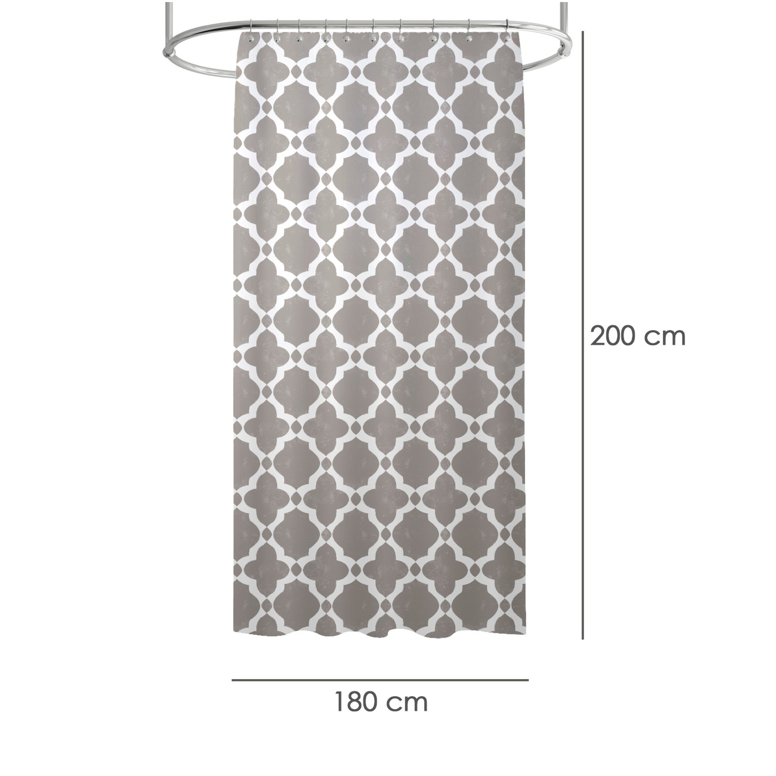 Cortina Ducha Vintage 180x200 cm. Impermeable