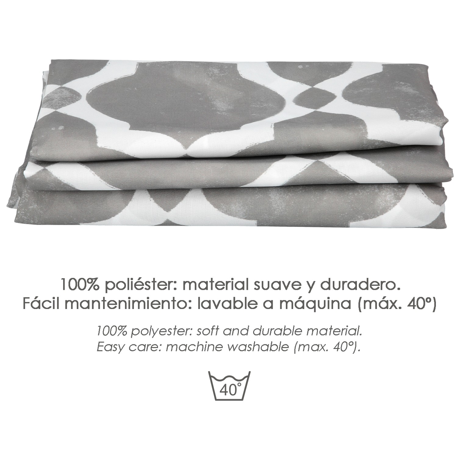 Cortina Ducha Vintage 180x200 cm. Impermeable
