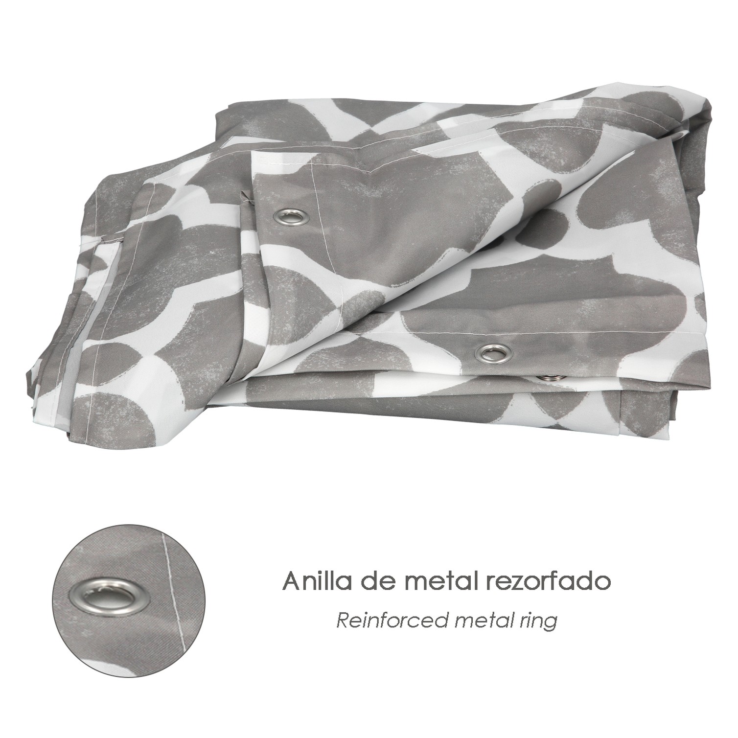 Cortina Ducha Vintage 180x200 cm. Impermeable