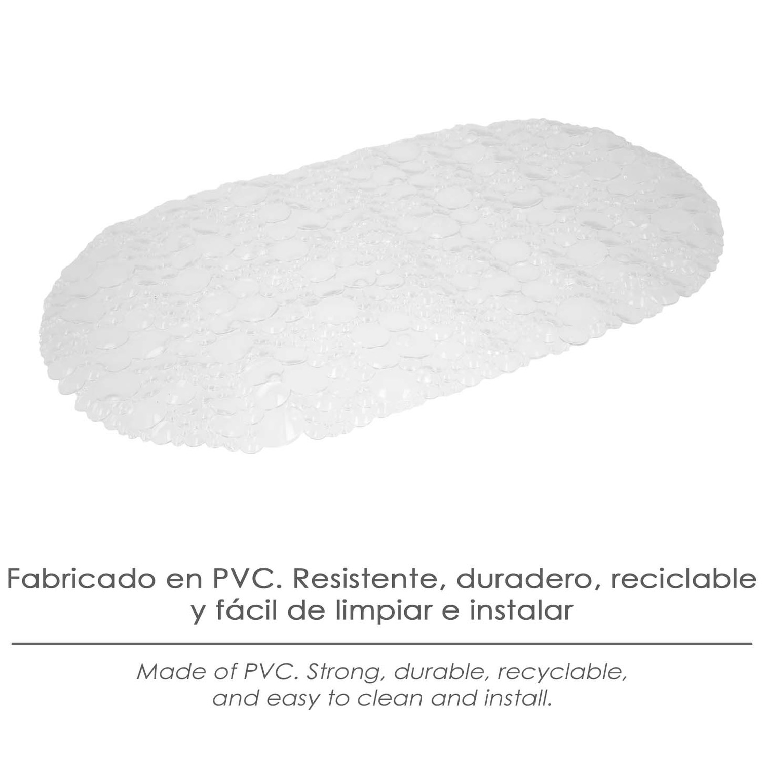 Alfombra Bañera Antideslizante 67x38 cm.