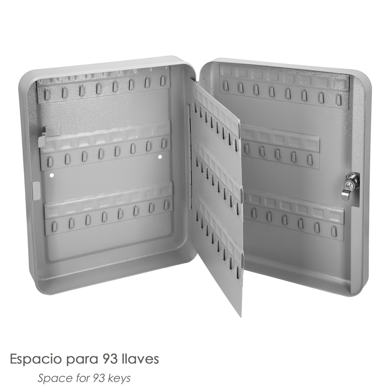Armario De Seguridad Para Llaves Para 93 Llaves, Armario Seguridad Llaves, Armario Llavero, 6x24x30 cm.