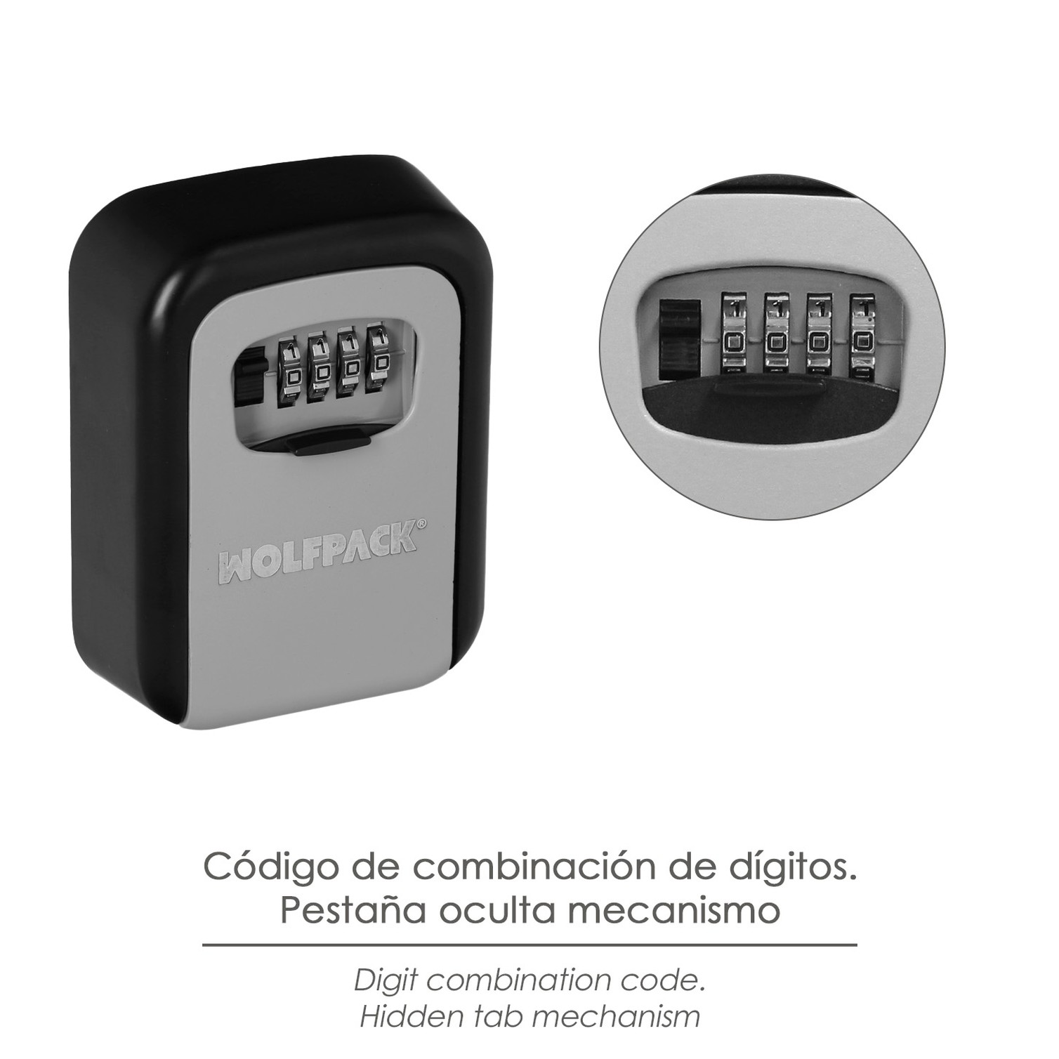 Caja Seguridad Llaves 125x95x40 mm.4 Digitos. Caja Llaves, Caja Llaves Calle, Caja De Llaves Pared, Caja Llaves Codigo