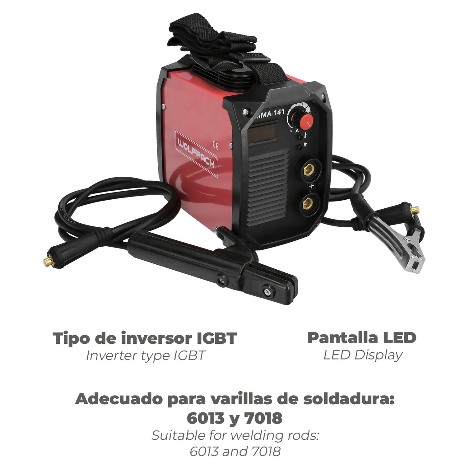 Soldadura Inverter Wolfpack 10-120 A