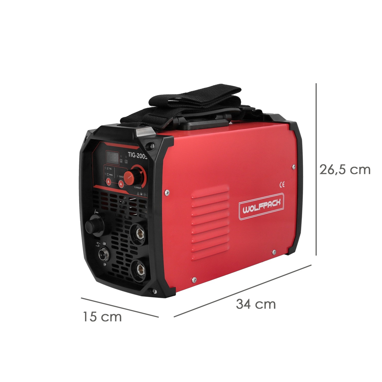 Soldadura Inverter Wolfpack TIG 200 A MMA 160 A