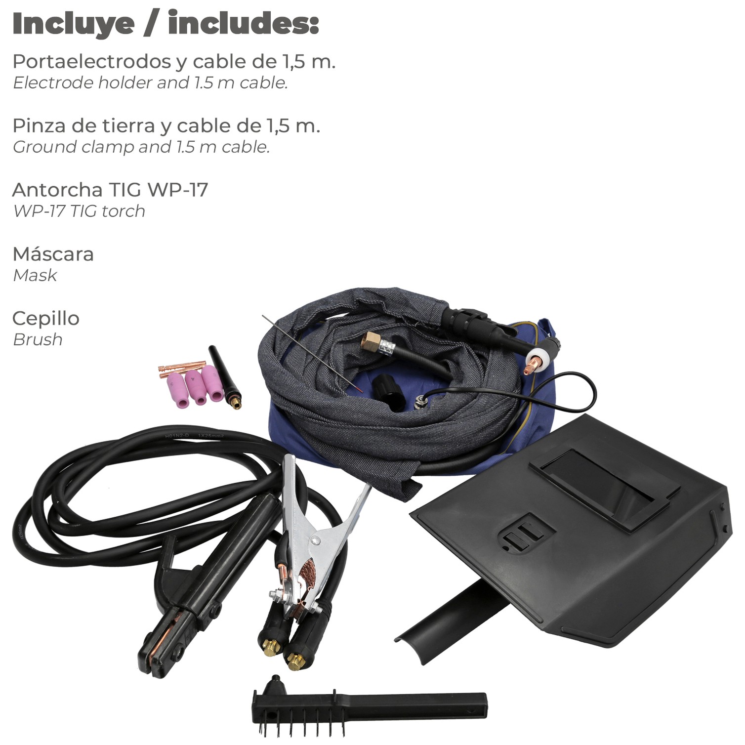 Soldadura Inverter Wolfpack TIG 200 A MMA 160 A