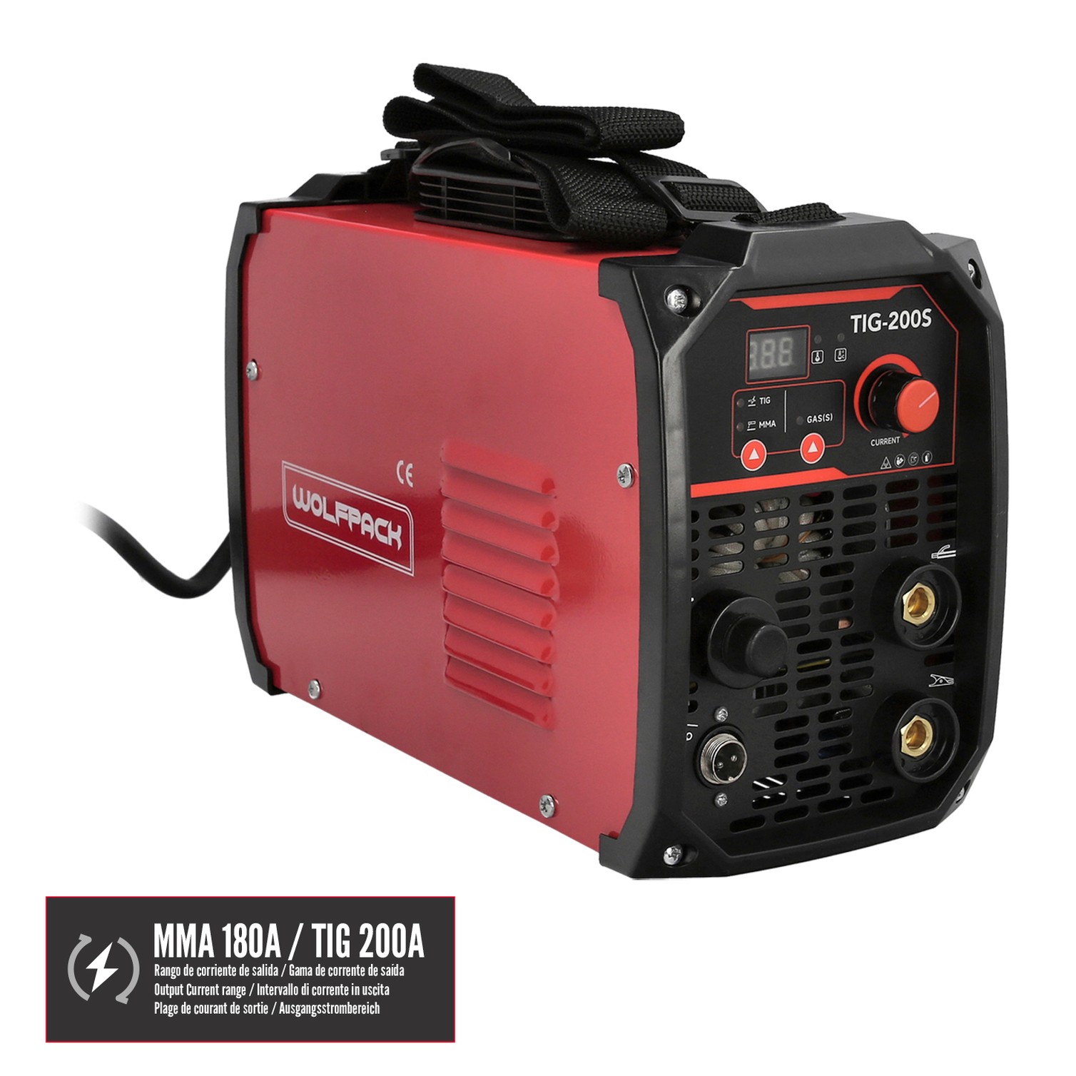 Soldadura Inverter Wolfpack TIG 200 A MMA 160 A