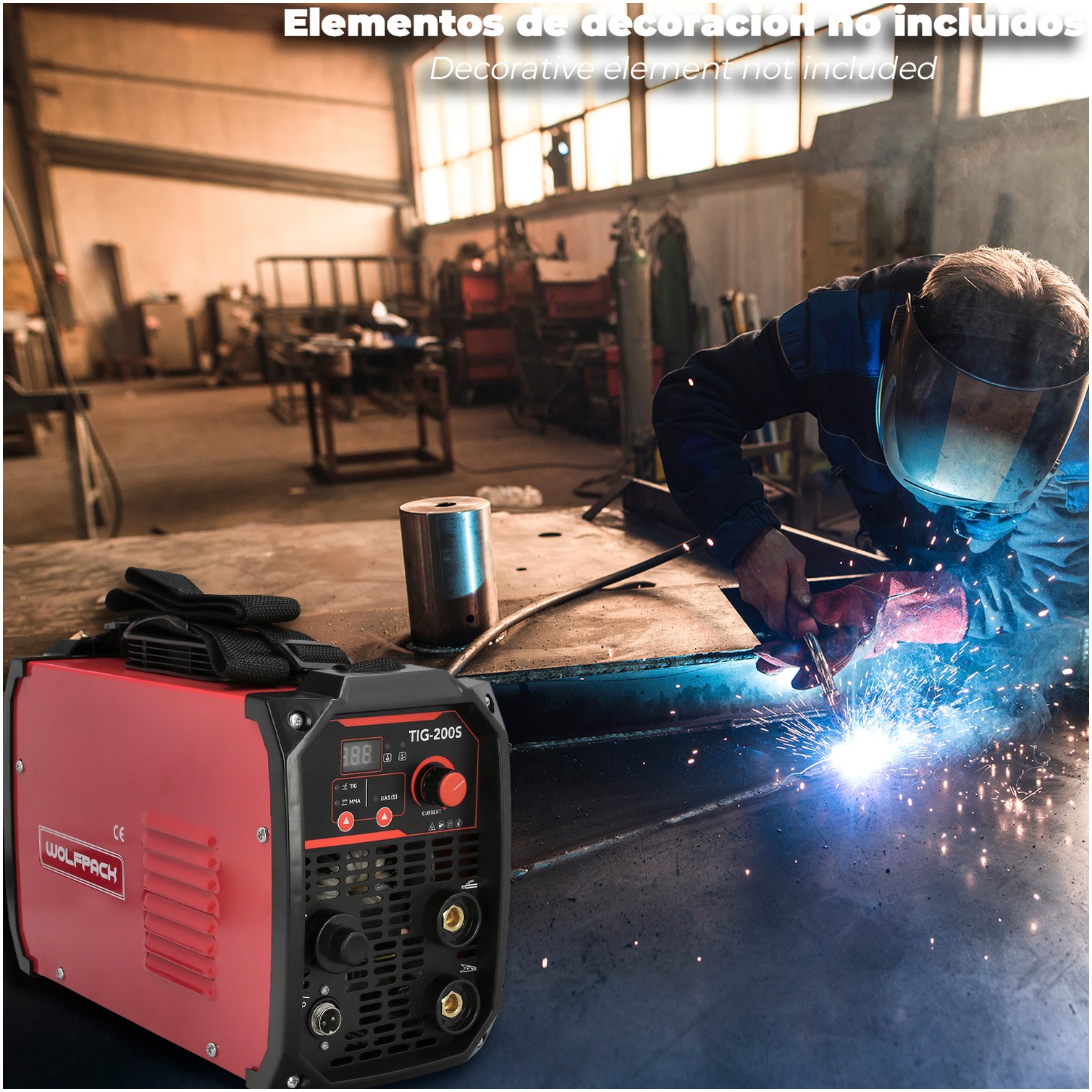 Soldadura Inverter Wolfpack TIG 200 A MMA 160 A