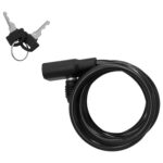Cable Bicicleta Espiral Con Llave Ø 8 mm. x 150 cm.