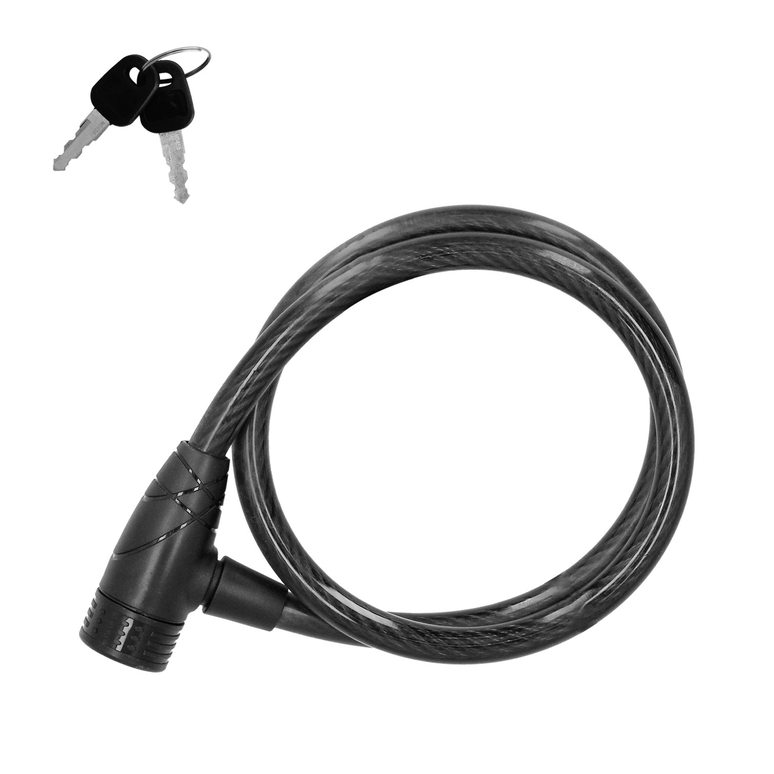 Cable Bicicleta Con Llave 12 mm. x 80 cm.