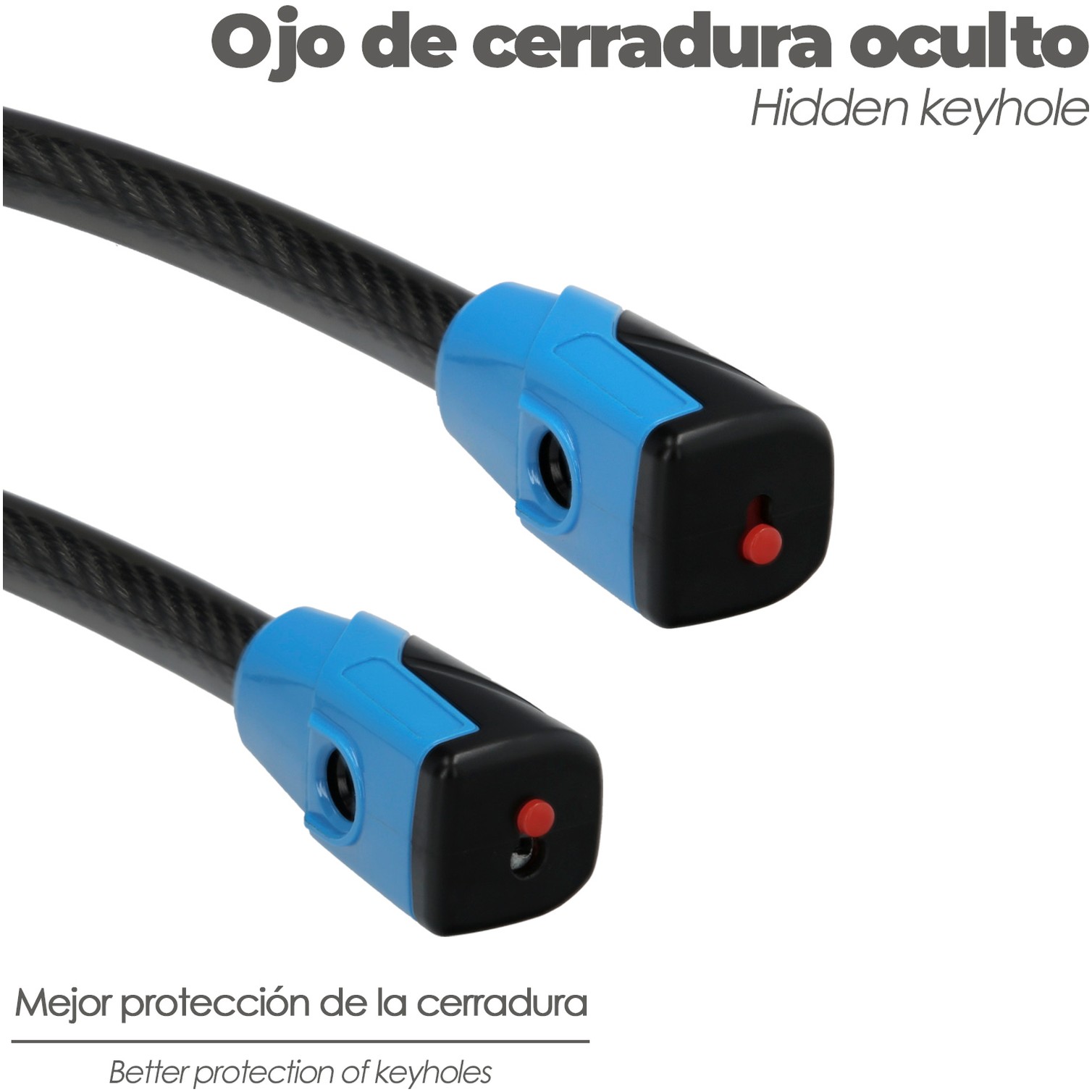 Cable Bicicleta con Llave Plana 18 Mm x 100 Cm