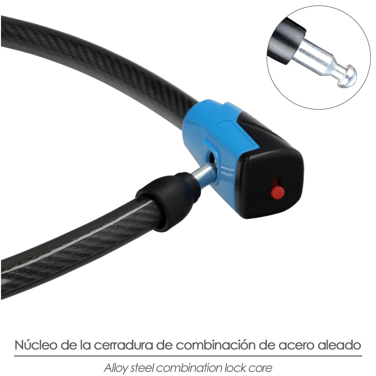 Cable Bicicleta con Llave Plana 18 Mm x 100 Cm