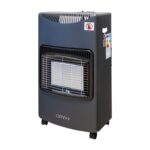 Estufa Gas Infrarroja Ceramica 4,5 Kw. 3 Potencias, Triple Sistema de Seguridad, Con Ruedas, Encendido Piezo-Electrico