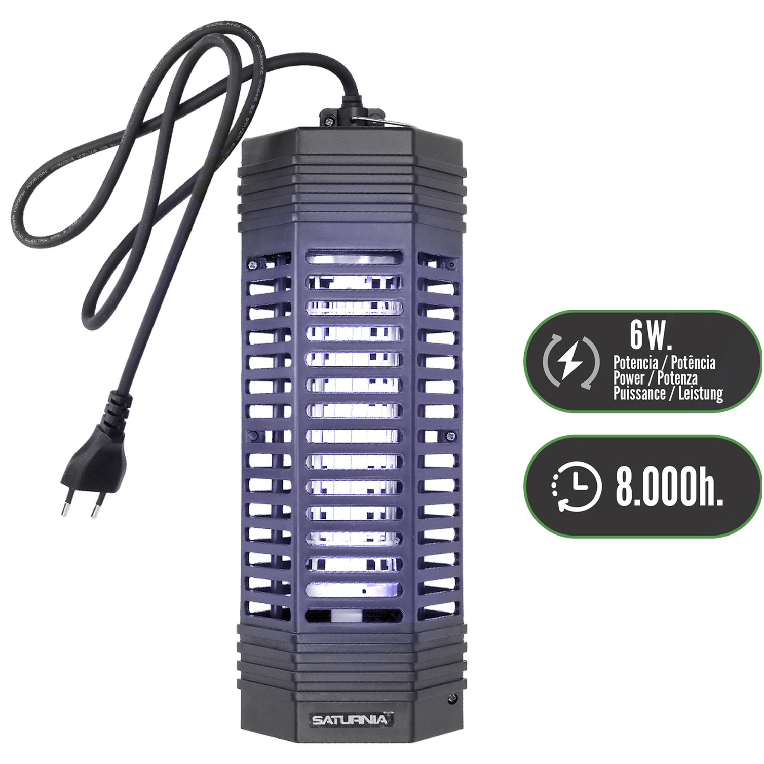 Exterminador De Insectos 6w.