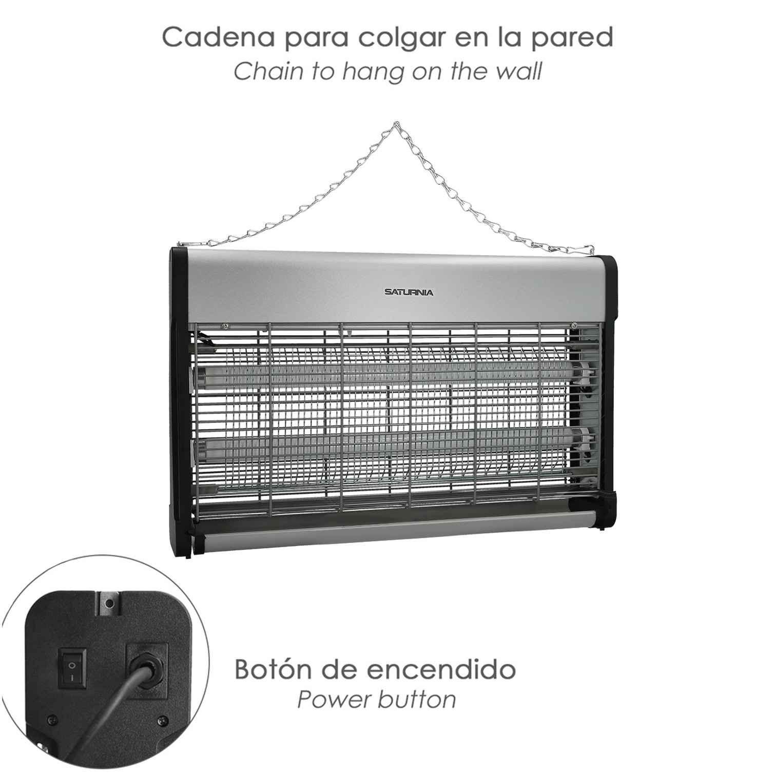 Exterminador De Insectos 30 W.