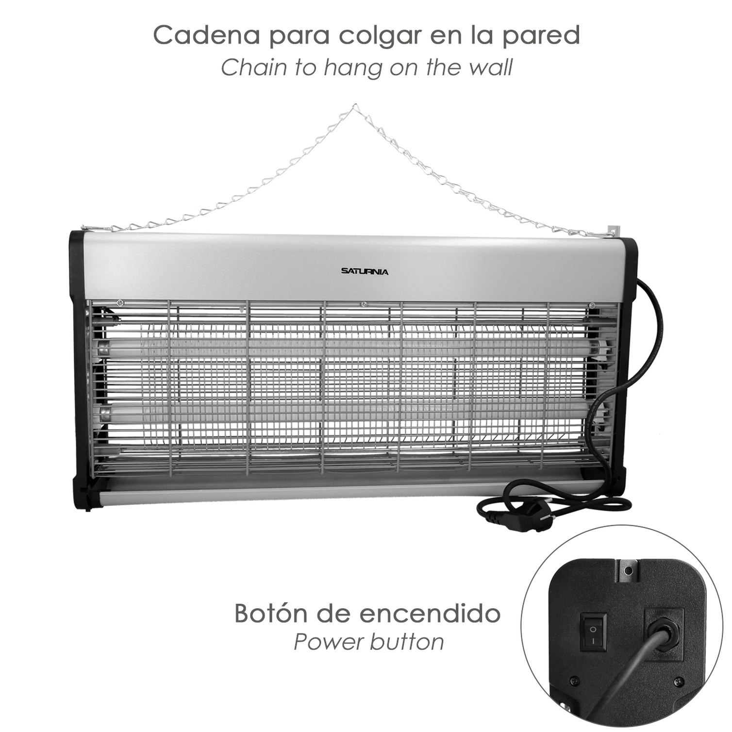 Exterminador De Insectos 40 W.
