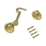 Aldabillas Multiusos Reforzada Con Tornillos 100 Mm Latón Pulido