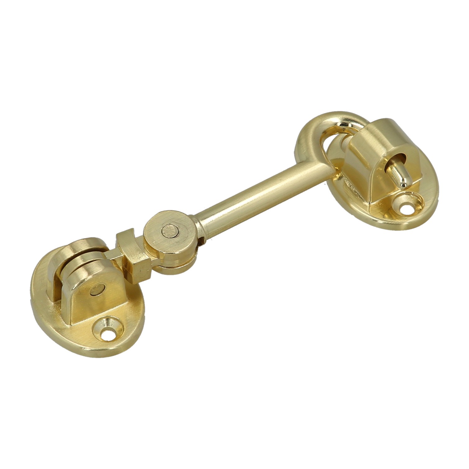 Aldabillas Multiusos Reforzada Con Tornillos 100 Mm Latón Pulido