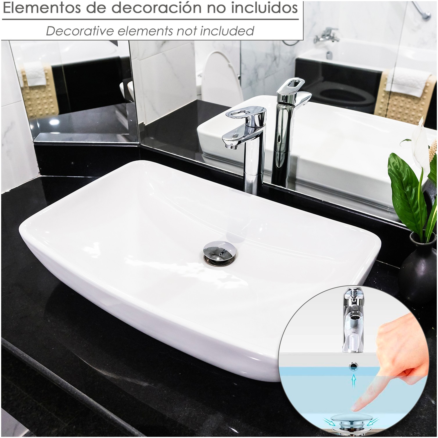 Valvula Lavabo Clic Clac 1 1/4"