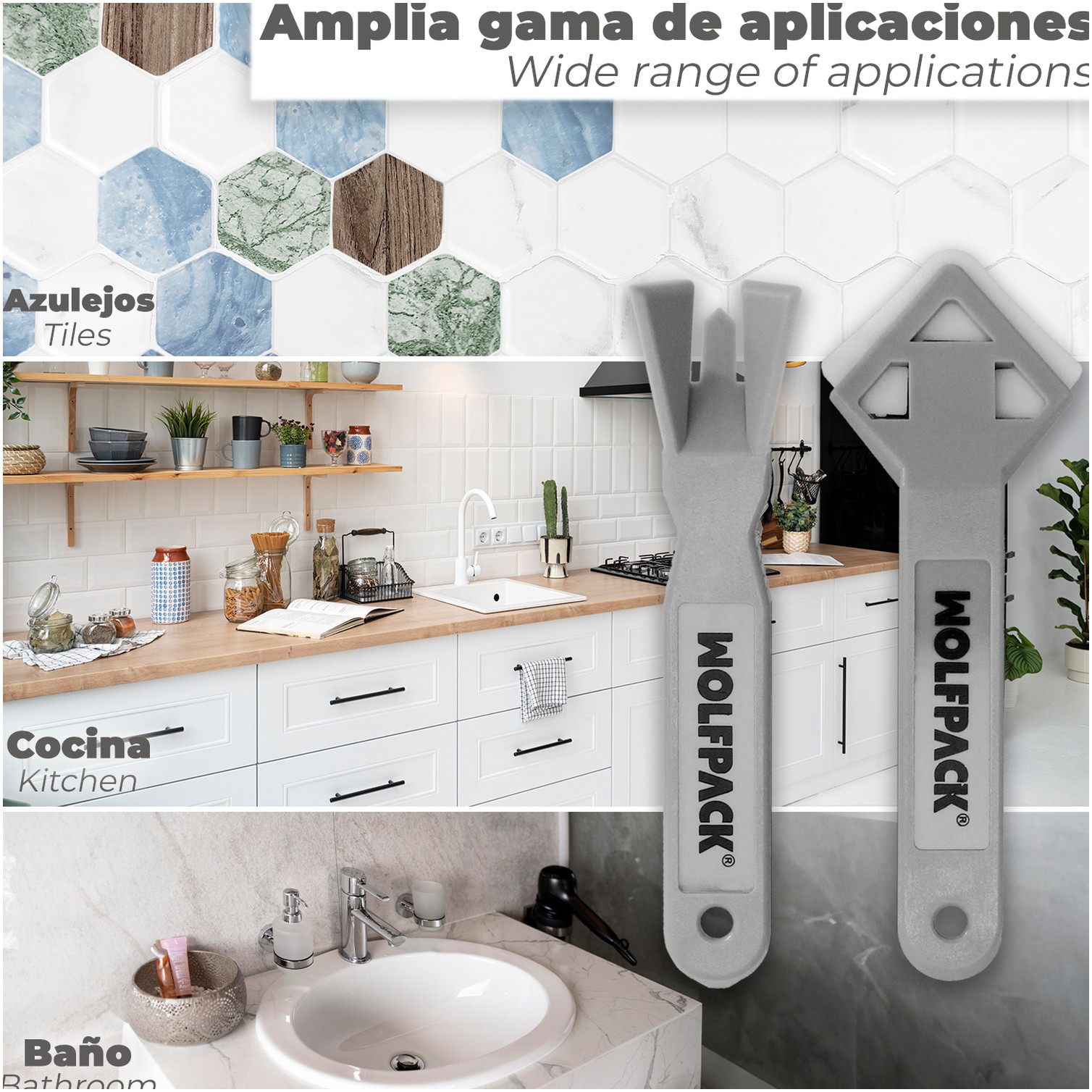 Set Aplicador Rascador Silicona
