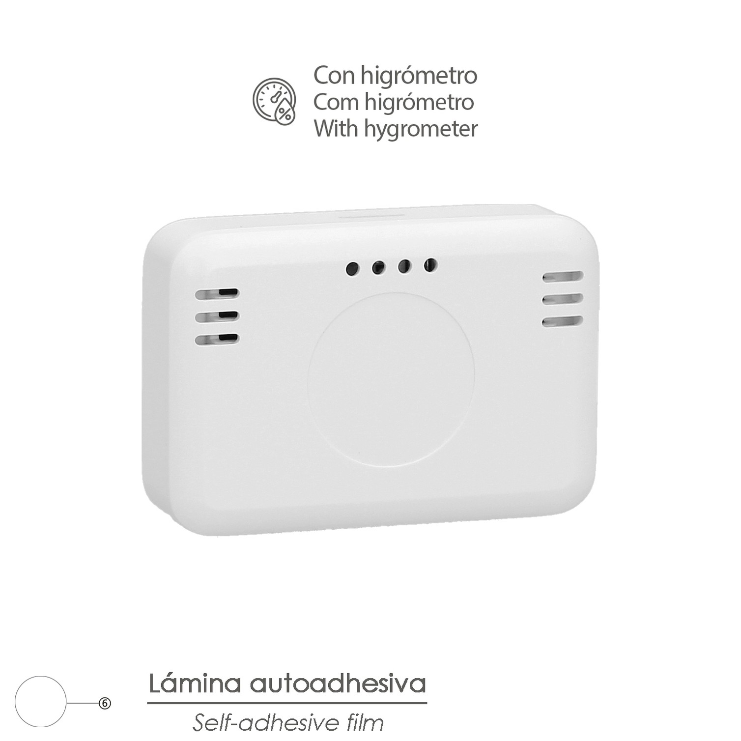 Termometro Digital Con Indicador Humedad